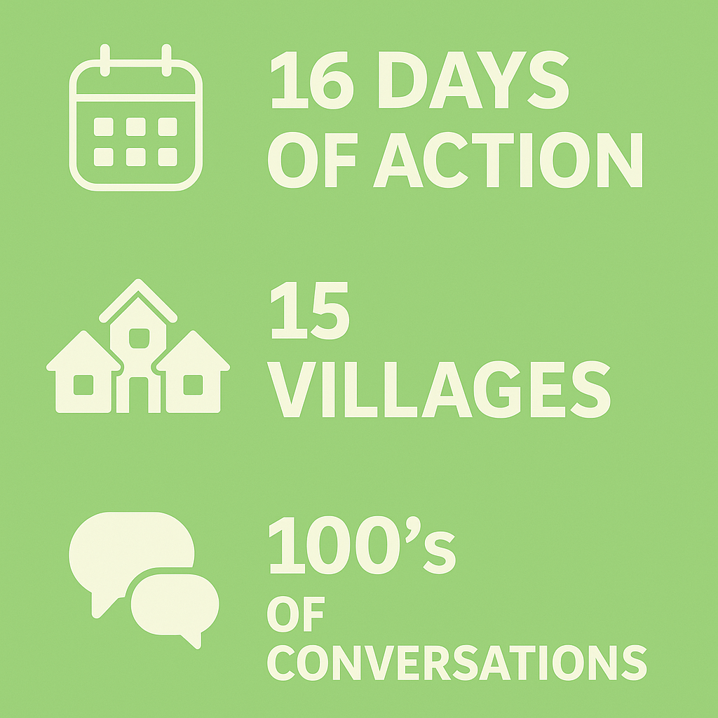 16 Days of Action infographic