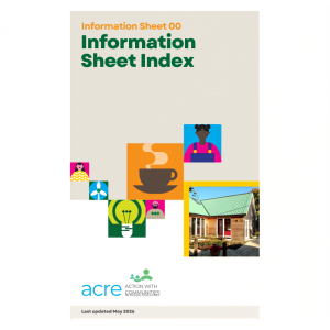 ACRE Information Sheet 0: Index (May 26)