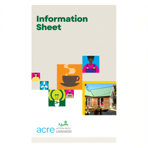 ACRE Information Sheet 02: Parish Council Help for Village Halls (Jan 26)